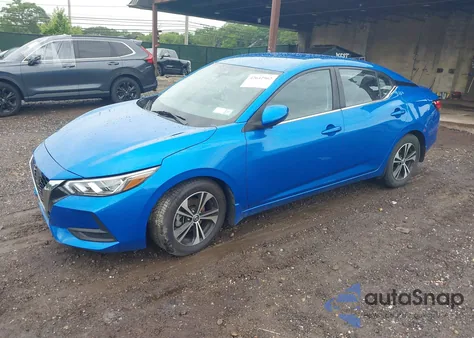 2020 Nissan Sentra Sv Xtronic Cvt z USA, uszkodzony, nr VIN 3N1AB8CV9LY210825